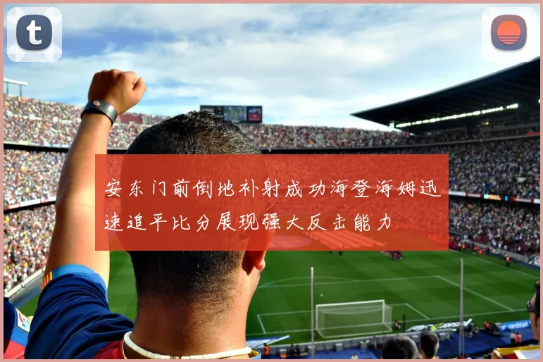 安东门前倒地补射成功海登海姆迅速追平比分展现强大反击能力